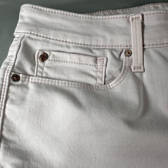 Denizen Levis Denim Stretch Jeans Low Rise Jeggings Straight Women White - Picture 4 of 16